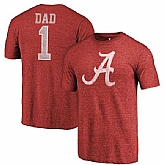 Alabama Crimson Tide Fanatics Branded Crimson Greatest Dad Tri Blend T-Shirt,baseball caps,new era cap wholesale,wholesale hats